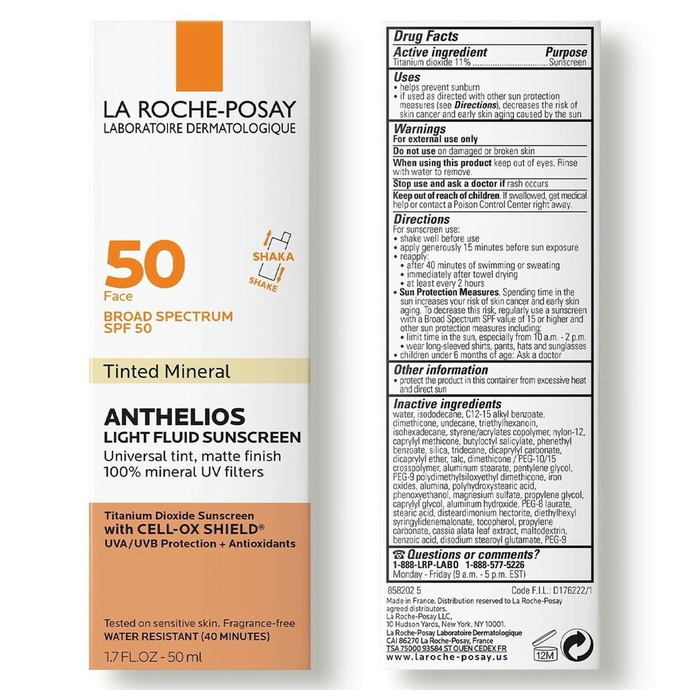 La Roche-Posay Tinted Mineral Sunscreen SPF 50
